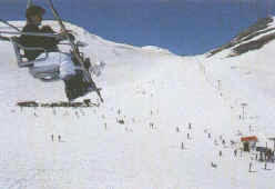 Skiing at Mt Velouchi, Evrytania, Greece 